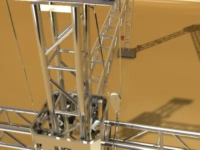 Truss System High Detail 2 0 3D model