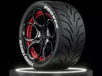 Toyo Proxes R888 285 30 ZR18 97Y V2 3D model