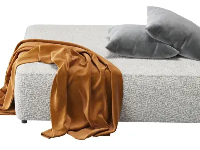 Boucle pouf ottman 3D model