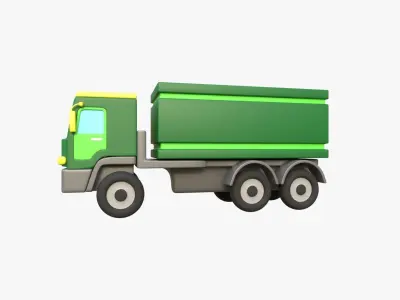 Container Truck 3D model