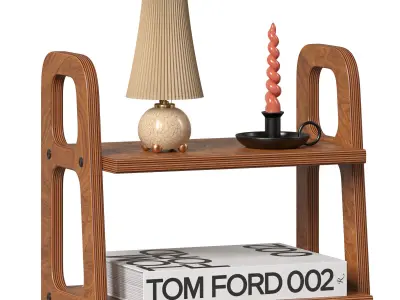 Bookcase Maxi with Cabinet 3D model