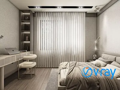 Interior Scene Children Room Vray 3D model