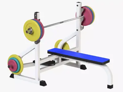 Weight Bench 3D model purchase