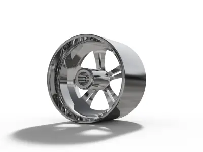 BILLET SPECIALATIES PINNACLE WHEEL  3D print model
