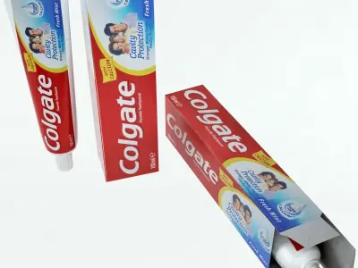 Colgate toothpaste 3D model