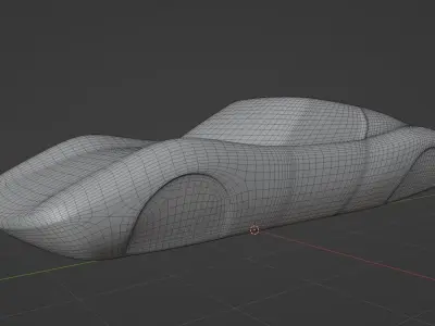 lambo  Miura-Inspired - Classic Sports Car Speedform 3D print model