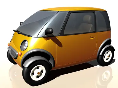 CityCarAS1 car Free 3D model