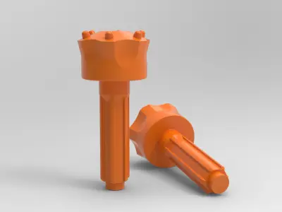 Mining Drill Bit 3D model