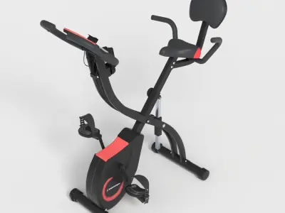 EXERCISE BIKE Low-poly 3D model