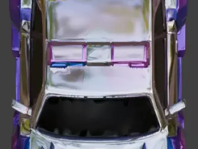 Futuristic Police Law Enforcement Series Low-poly 3D model