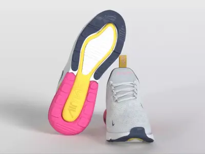 Nike Wmns Air Max 270 Low-poly 3D model