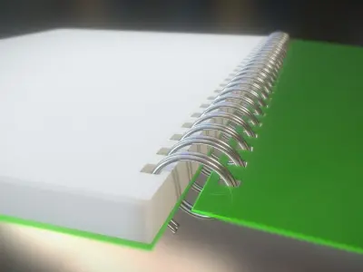 Sketchbook  animated 3D model