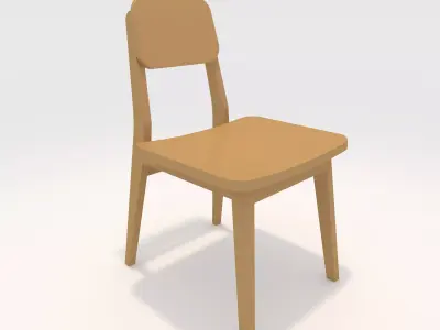 Chair 2 Low-poly 3D model purchase