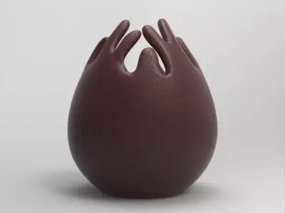 flower vase decor  3D print model