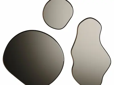 Ferme Living Pond Luxury Mirror Low-poly 3D model