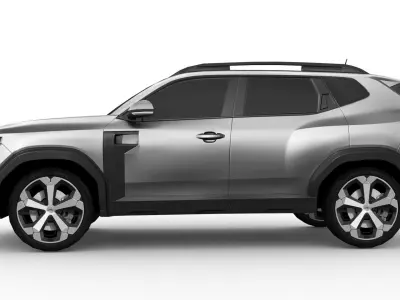 Dacia Duster 2024 Low-poly 3D model