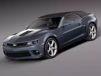 Chevrolet Camaro SS Convertible 2014 3D model
