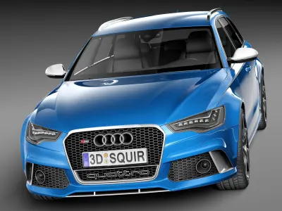Audi RS6 Avant 2014 3D model