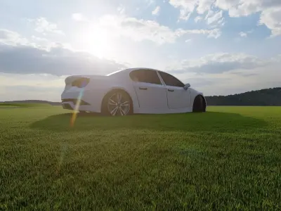 the car is modern 3D model