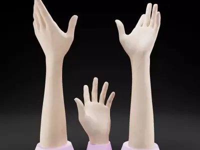 20 Different Hand - Arm  Collection Stl Pack 3D Printing 3D print model