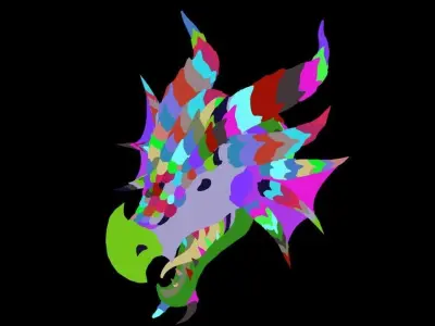 Stone Dragon Prison - Fire Faucet 3D model