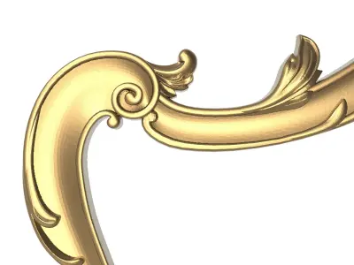 Carved Picture Frame 3D model