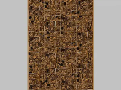 Stone decor n122 3D model