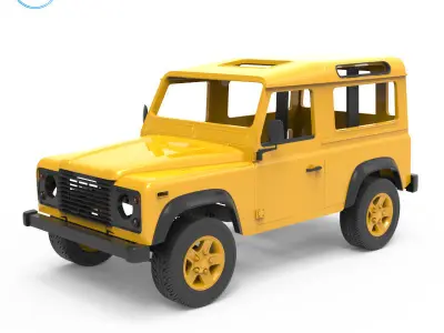 Land Rover Defender 3D print model