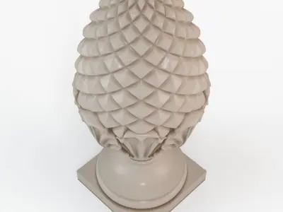 Pinecone Corbel 3D print model