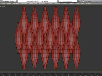 3d Gypsum Panels wall panel 3d model Low-poly 3D model