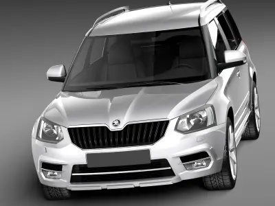 Skoda Yeti 2014 3D model