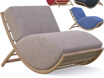 NEMO OUTDOOR ARMCHAIR Low-poly 3D model