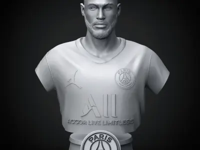 Neymar JR 3D Printable 4 3D print model