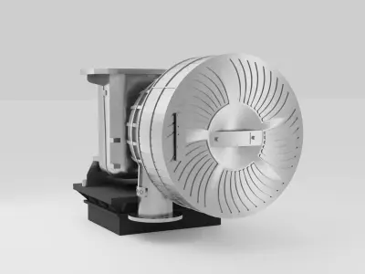 Marine Turbocharger 3D model