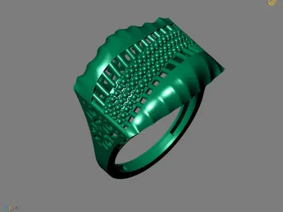 Women Plain Ring Ready STL Models Womens Ring 3d models 3D print model 9