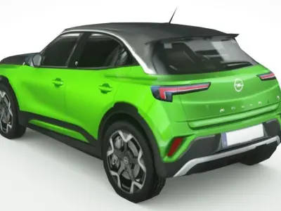 Opel Mokka-e 2021 Low-poly 3D model
