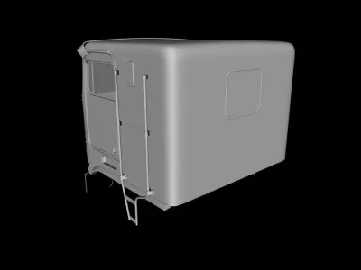 Kenworth K100 Single Cab 1974 3D model