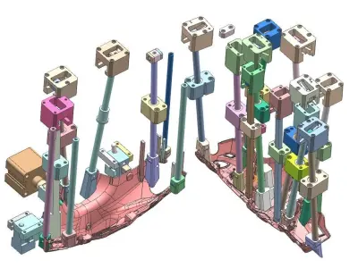 Plastic Mold COVERHANDLE-FR-RR 3D print model