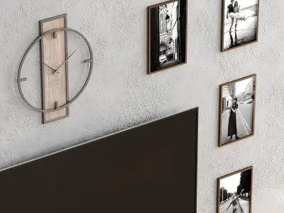 Living room set 02 3D model