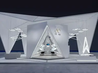 exhibitionx Low-poly 3D model