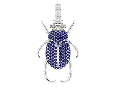 hip hop Bee Custom Pendant 3D print model