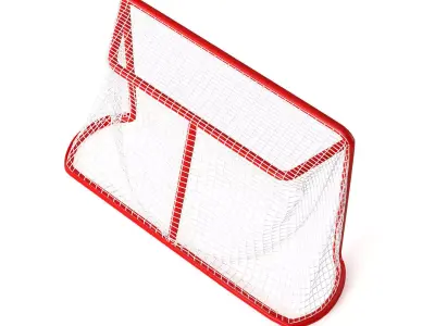 Hockey Goal Net 3D model