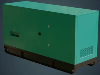 Generator 2A Low-poly 3D model