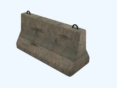 Road Blocker 3D model