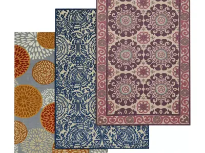 Rug Set 873 3D model