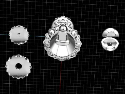 Rosary tassel 3D print model