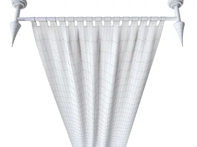 Medieval Banner 3D model