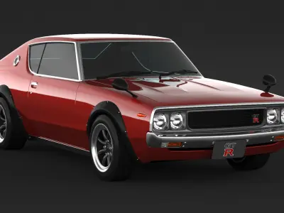 Nissan Skyline GT-R KPGC110 3D model