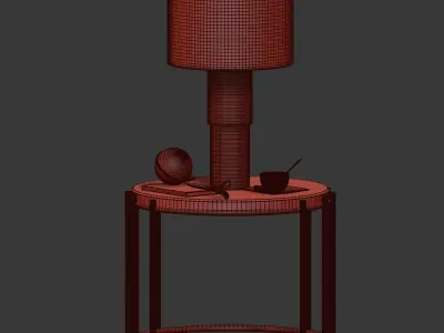 John Lewis Akani Table Lamp 3D model
