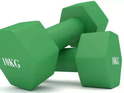 Dumbbells 10kg 3D model